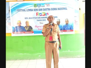 Korwil Disdikbud Kecamatan Dua Pitue Resmi Membuka FLS3N Tingkat SD