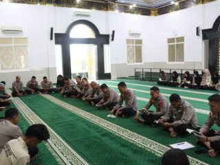 Wujudkan Program SIGAP, Polres Sidrap Gelar Yasinan Bersama