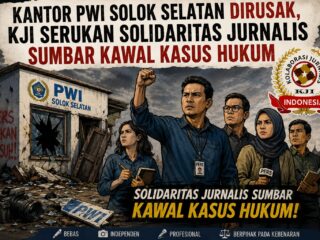 KJI Kutuk Perusakan Kantor PWI Solok Selatan, Desak Polisi Tangkap Pelaku Hingga Aktor Intelektual!