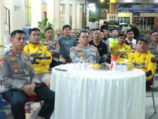 Puluhan Warga Antusias Hadiri Nobar Piala Dunia 2026 di Mapolres Sidrap