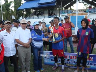 GSI SMP Sidrap 2026 Berakhir, Kecamatan Maritengngae dan Pitu Riase Juara