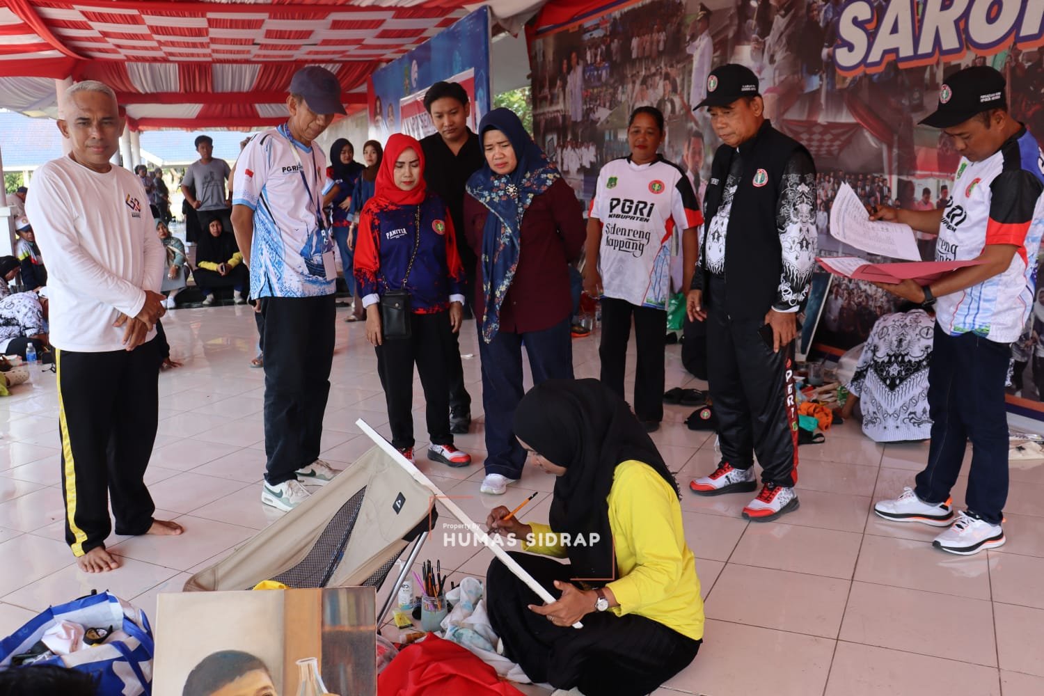 Keliling Arena Porsenijar, Wabup Nurkanaah Pastikan Sidrap Jadi Tuan Rumah yang Ramah
