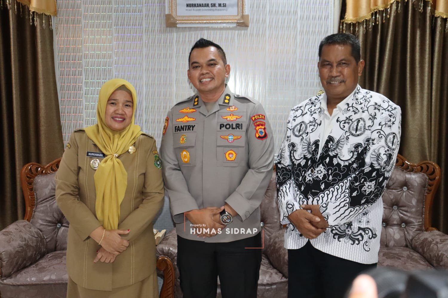Wabup Nurkanaah Apresiasi Jejak Pengabdian AKBP Fantry Taherong di Sidrap