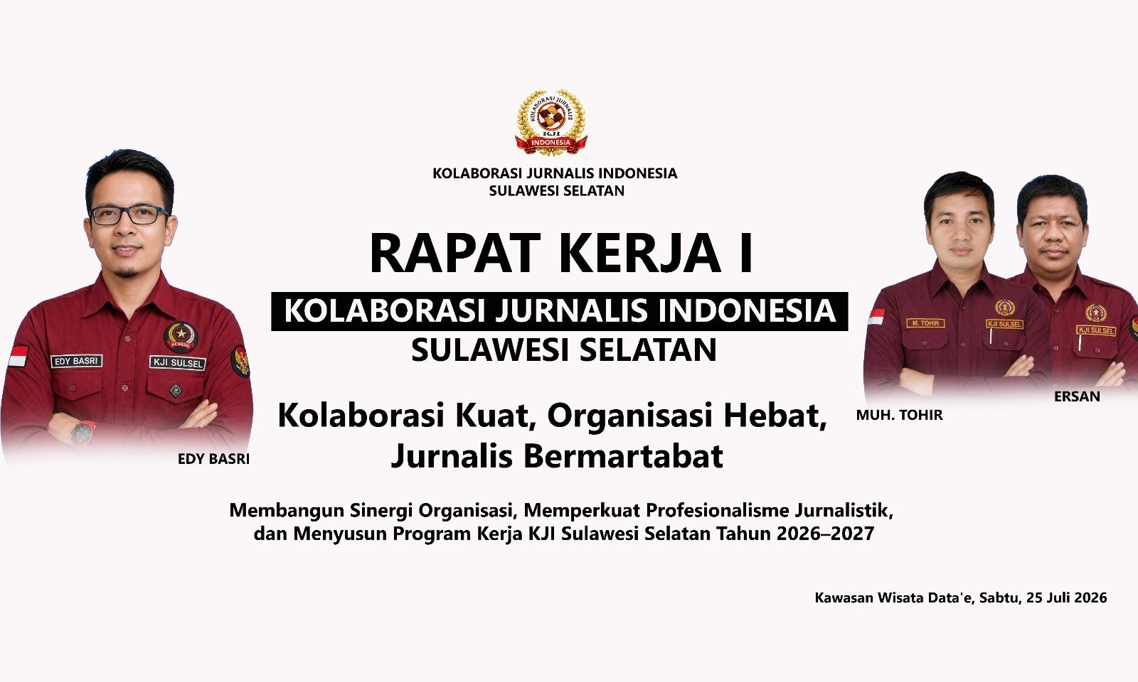 Pengurus KJI Sulsel Gelar Rapat Pemantapan, Raker Perdana Siap Digelar 25 Juli