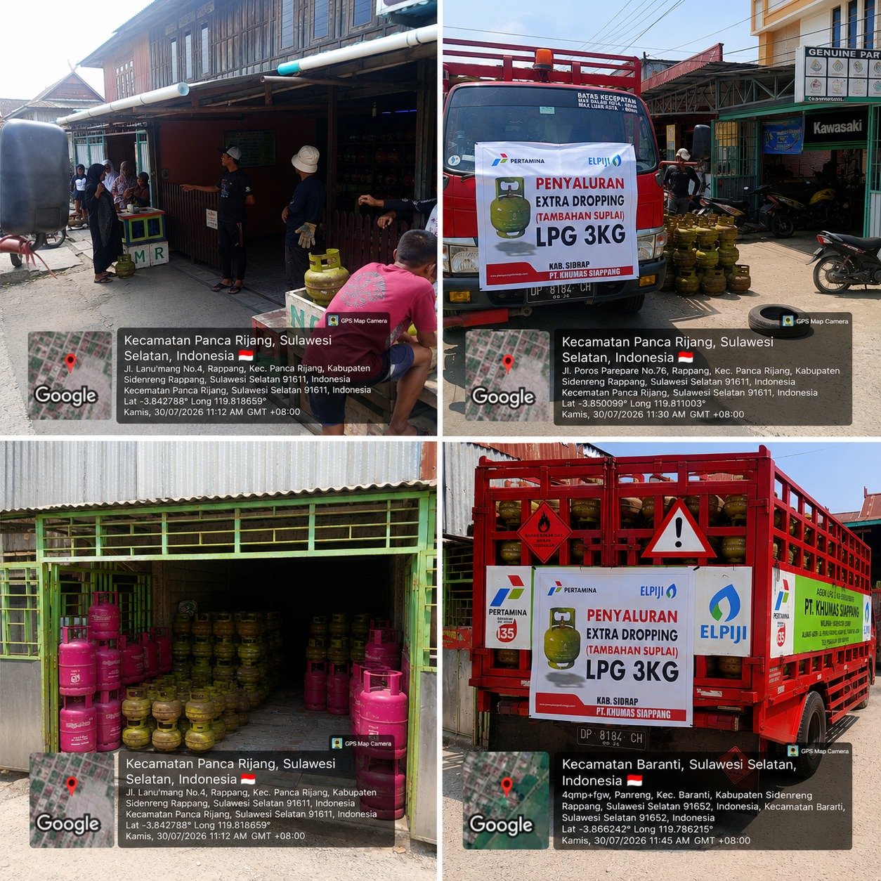Respon Cepat Atasi Kebutuhan LPG, Pemkab Sidrap Kembali Salurkan Extra Dropping