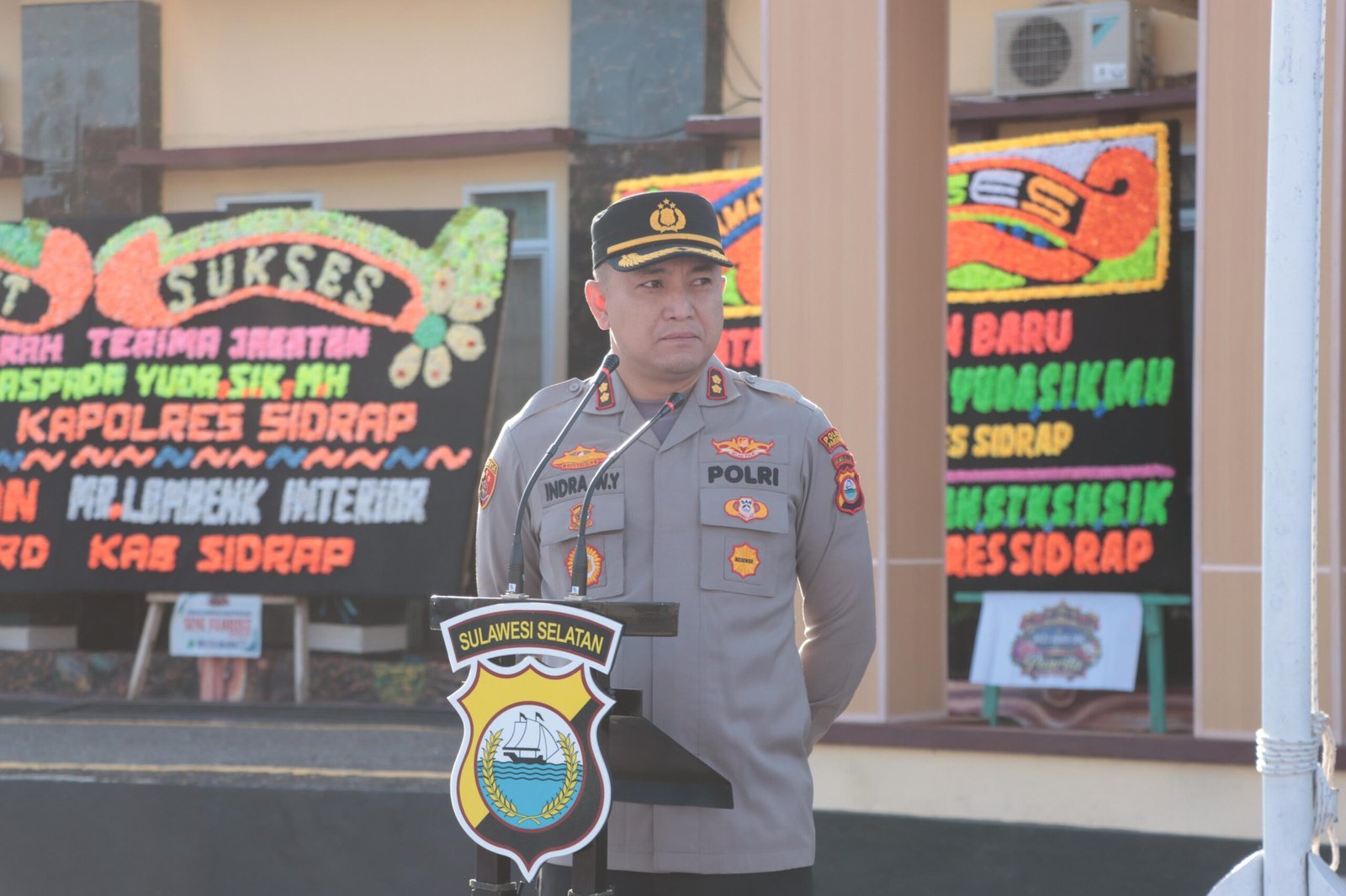 Pimpin Apel Perdana, Kapolres Sidrap Tekankan Pelayanan Humanis dan Integritas Personel