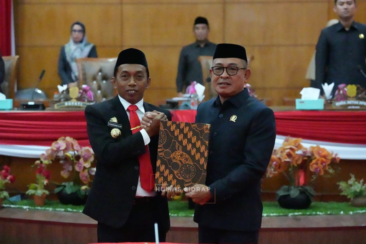 Komitmen Wujudkan Target Pembangunan, DPRD dan Pemkab Sidrap Sepakati KUA-PPAS APBD 2027