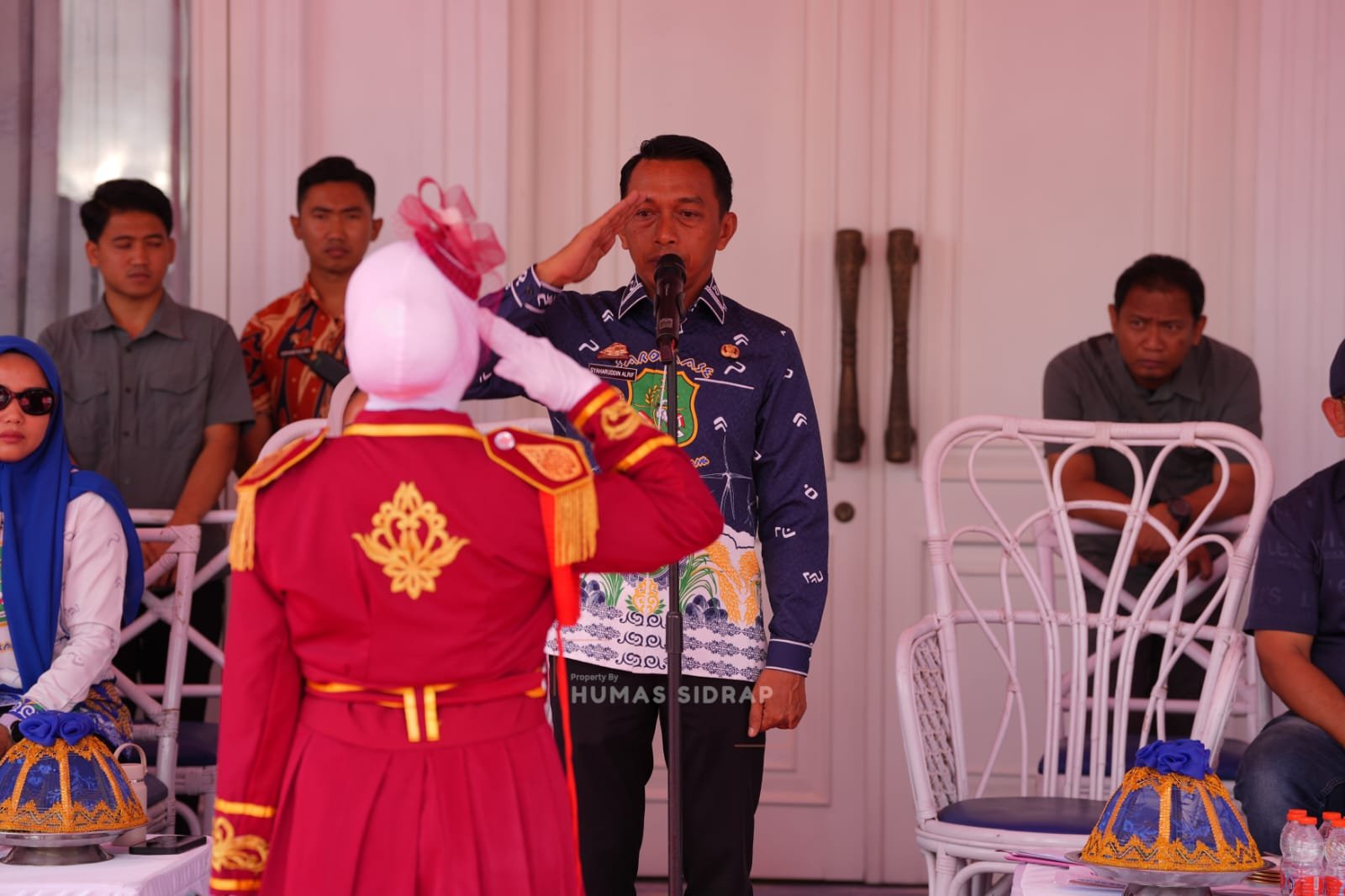 Atraktif, Para Juara Kecamatan Adu Kreativitas di Gerak Jalan Indah Tingkat SMP se-Sidrap