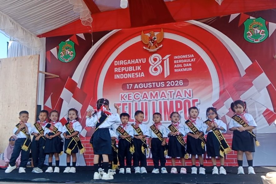 Percaya Diri di Atas Panggung, Anak-anak KB Melati Pukau Penonton dengan Vokal Grup