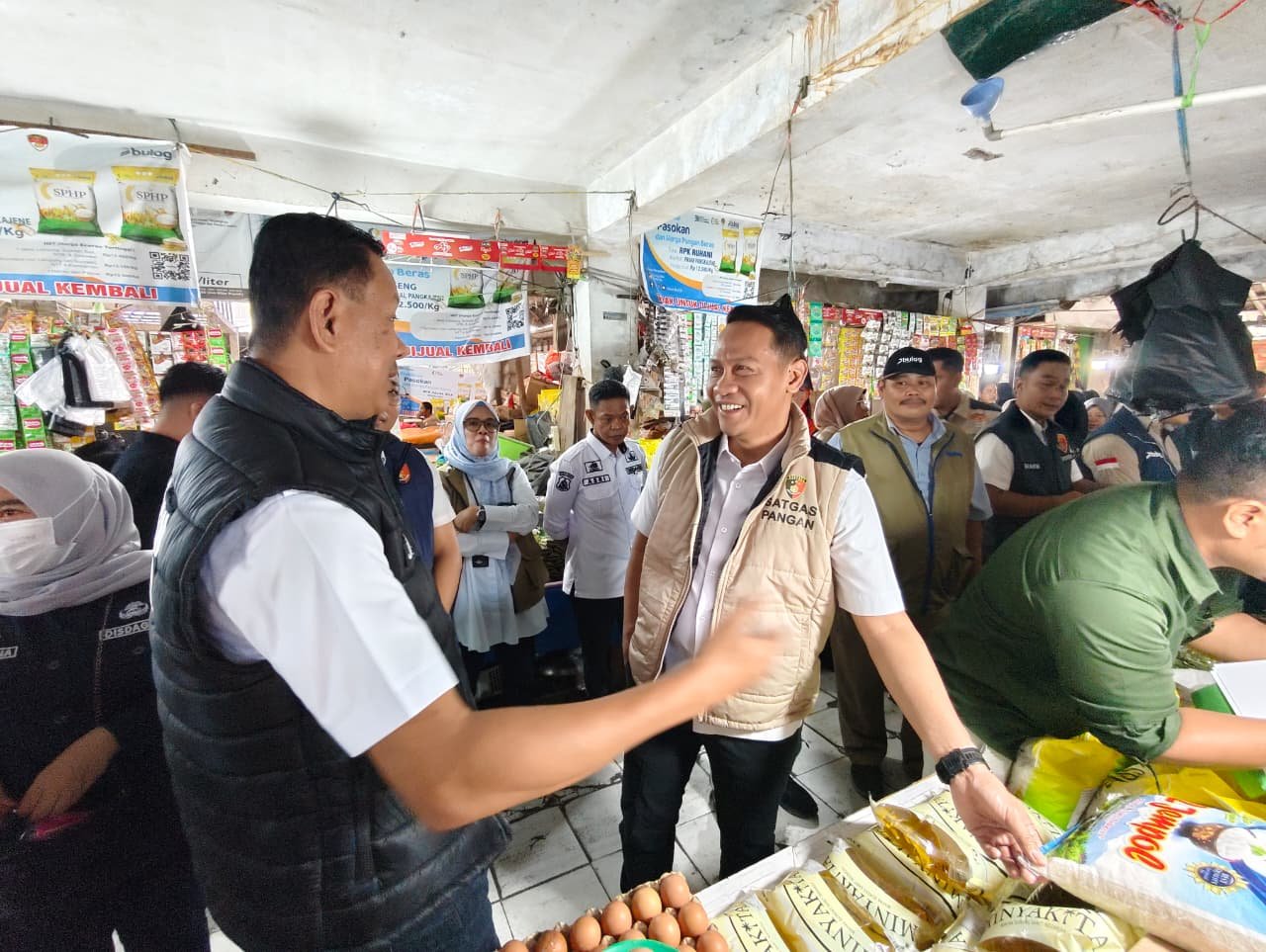 Satgas Pangan Mabes Polri, Polda Sulsel dan Bapanas Pantau Harga Beras di Sidrap
