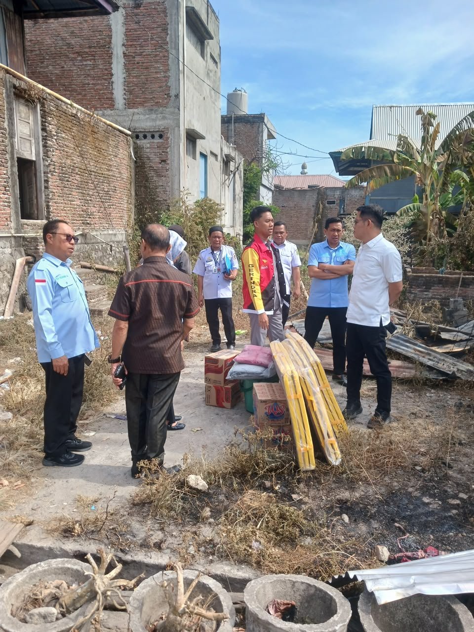 Dua Rumah Ludes Terbakar di Uluale, Anggota DPRD Sidrap Turun Temui Korban